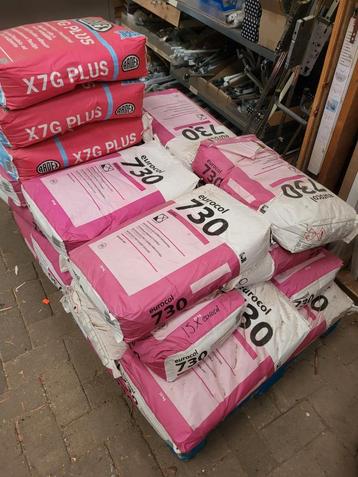 15 zak Eurocol 730 waterdichte en flexibele afdichting aktie beschikbaar voor biedingen