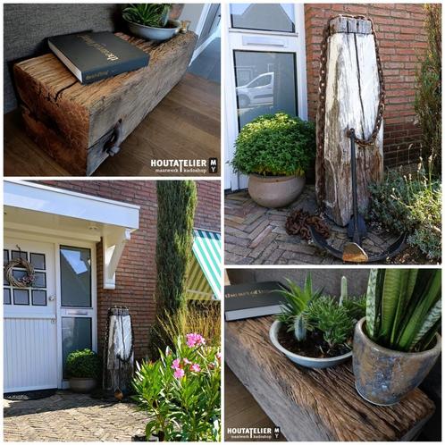 Meerpalen o.a. voor salontafel of zuilen / blokken, Huis en Inrichting, Woonaccessoires | Zuilen en Pilaren, Nieuw, Ophalen