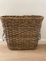 Rieten rotan mand paraplubak paraplumand, Ophalen, Zo goed als nieuw, Rechthoekig, Riet