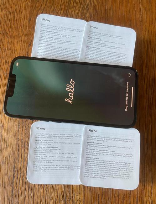 iPhone 13 128GB Zwart / NETTE STAAT + 100% BATTERIJ CONDITIE, Telecommunicatie, Mobiele telefoons | Apple iPhone, Zo goed als nieuw