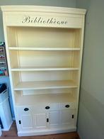 Landelijke boekenkast “Bibliothèque” in Franse stijl, Huis en Inrichting, Ophalen, Gebruikt, 25 tot 50 cm, Landelijk