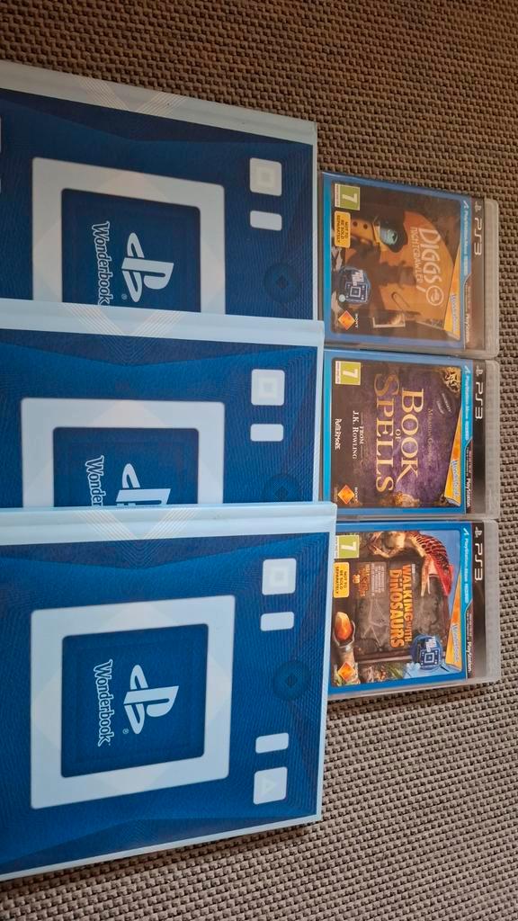 Wonderbook PS3 Set (3 Games) + Boeken, Spelcomputers en Games, Games | Sony PlayStation 3, Gebruikt, Puzzel en Educatief, 1 speler