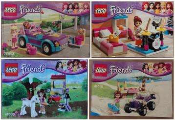 Lego Friends nr. 3183, 3939, 41003 en 41010 beschikbaar voor biedingen