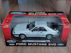 Ford Mustang SVO (1986) | Wit | 1:18 | Welly, Ophalen of Verzenden, Nieuw, Auto, Welly