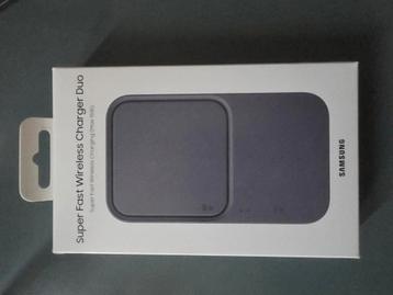Samsung Super Fast Wireless Charger Duo /Draadloos oplader beschikbaar voor biedingen