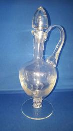 Sierlijke kristallen karaf, gegraveerd bloemmotief. 3A26/10, Antiek en Kunst, Ophalen of Verzenden