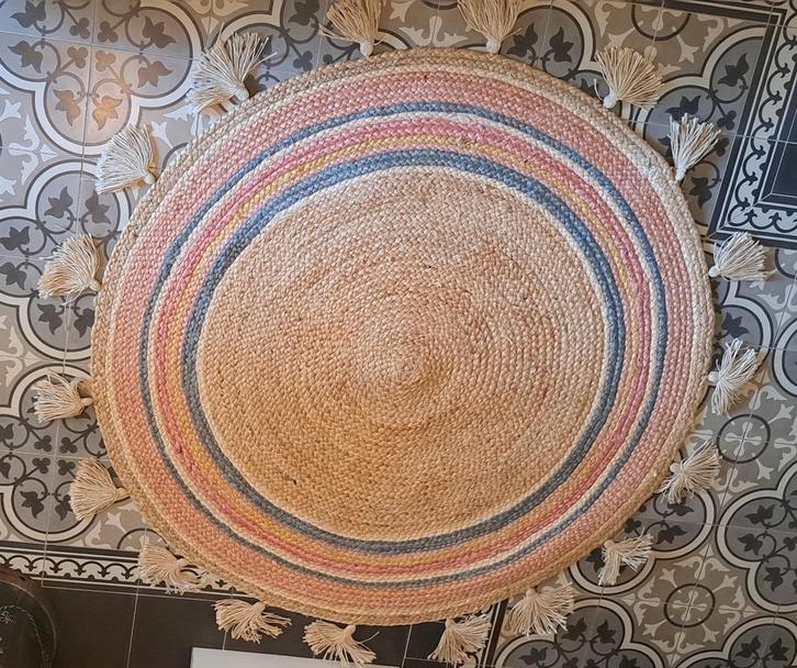 Mooi rond vloerkleed van KidsDepot., Kinderen en Baby's, Kinderkamer | Inrichting en Decoratie, Zo goed als nieuw, Kleed of Kussen