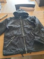 Zwarte kipling jas, stoer met capuchon maat xl, Ophalen of Verzenden, Gedragen, Maat 56/58 (XL), Zwart