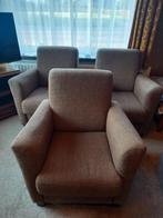 Set van 3 gelijke stoffen kamerstoel, Ophalen, Gebruikt, Comfortabel, Stof