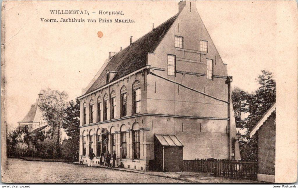 Willemstad, Hospitaal, voorh. Jachthuis van Pr. Maurits (NB), Ophalen of Verzenden, Gelopen, Noord-Brabant