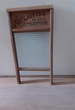 Brocante oud vintage Amerikaans Wasbord  met glas, Antiek en Kunst, Curiosa en Brocante, Ophalen of Verzenden