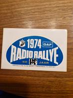 237 DAF Radio Rallye 1974 Sticker, Ophalen of Verzenden