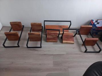 Set van 6 wandplanken zgan beschikbaar voor biedingen