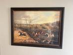 Jachttafereel schilderij / prent, Ophalen of Verzenden