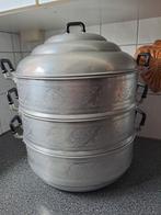 Grote vintage stoompan Seng Thai factory, Huis en Inrichting, Keuken | Potten en Pannen, Gebruikt, Overige typen, Onbekend, Aluminium