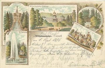 (379-015-003) Kassel Wilhelmshohe Litho beschikbaar voor biedingen