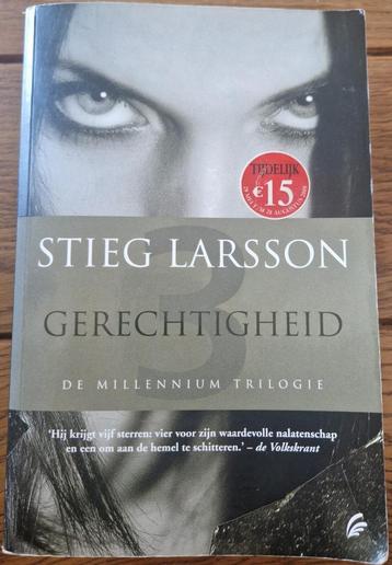 Boek Gerechtigheid van Stieg Larsson beschikbaar voor biedingen
