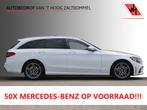 Mercedes-Benz C-Klasse Estate 180 AUT9 Business Solution AMG, Auto's, Automaat, Leder en Stof, Wit, Origineel Nederlands