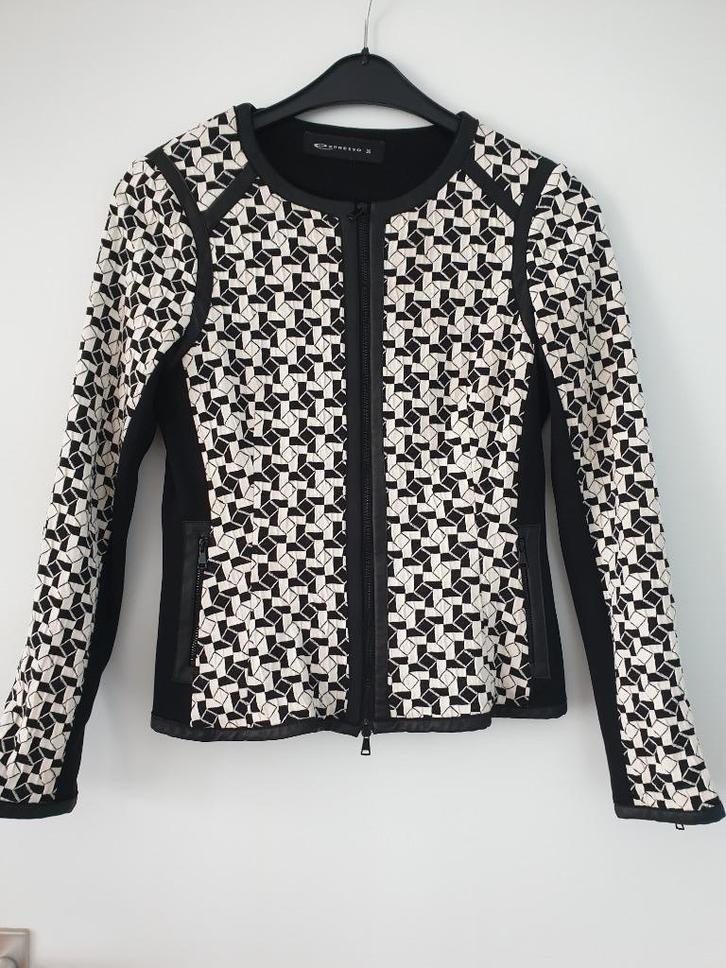 Expresso Jasje maat 36, Kleding | Dames, Jasjes, Kostuums en Pakken, Zo goed als nieuw, Maat 36 (S), Zwart, Ophalen