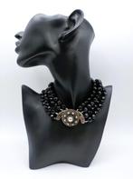 Gitten ketting met zilveren slot, ca. 1900, Sieraden, Tassen en Uiterlijk, Antieke sieraden, Verzenden, Zilver, Ketting