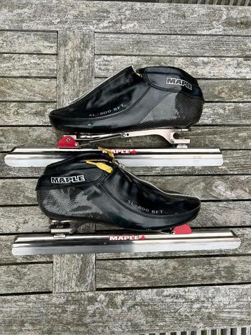 Maple Comet Alu klapschaatsen mt 44 met SL 800 schoenen beschikbaar voor biedingen