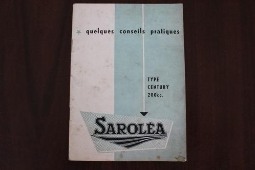 Sarolea 200 Century quelques conseils pratiques instructie, Motoren, Handleidingen en Instructieboekjes, Overige merken, Ophalen of Verzenden