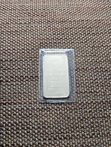 XntriQ-Coins - Zilveren 1oz / ounce Valcambi in seal beschikbaar voor biedingen