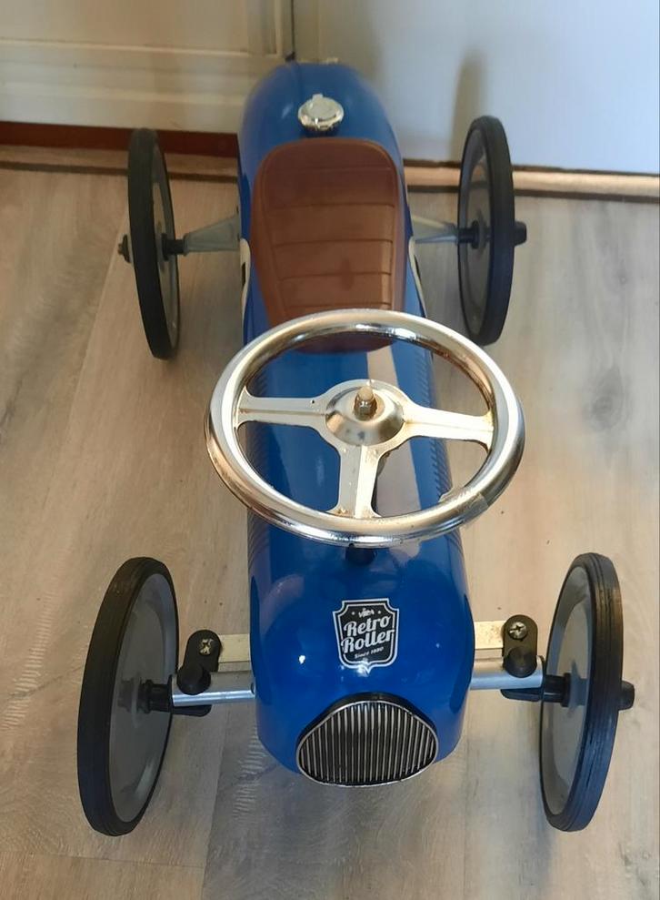 Te koop:Stevige gebruikte blauwe loopauto Retro Roller., Kinderen en Baby's, Speelgoed | Buiten | Skelters, Gebruikt, Overige merken