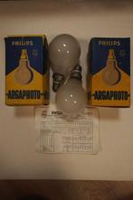 Vintage New Old Stock; Philips Argaphoto studiolampen 2x, Audio, Tv en Foto, Fotografie | Fotostudio en Toebehoren, Nieuw, Lamp of Flitsset