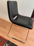 Leren stoelen, Ophalen, Gebruikt, Zwart, Metaal