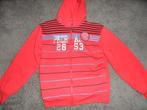 Als nieuw: rood, sportief sweatshirt (XL), Kleding | Dames, Sportkleding, Maat 46/48 (XL) of groter, Ophalen of Verzenden, Zo goed als nieuw