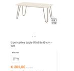 Nieuw in doos laatste coffee table seashell, Ophalen of Verzenden, Nieuw, Rond