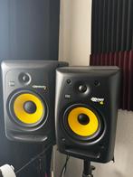 KRK Rokit 8 en 6 Studio Monitoren Set, Gebruikt, 60 tot 120 watt, Front, Rear of Stereo speakers, Ophalen