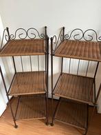 Etagère vintage riet look wasbaar 12€p.stniet rokers huis, Huis en Inrichting, Woonaccessoires | Etagères, Ophalen, Gebruikt