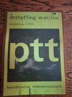 Ptt parkeerbordje, Ophalen of Verzenden, Gebruikt