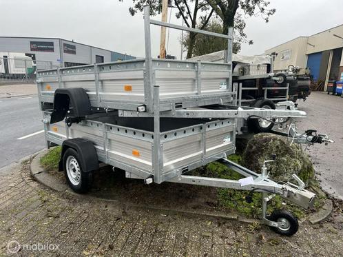 Aluminium bakwagen 250x130 750kg rijklaar, Auto diversen, Aanhangers en Bagagewagens, Nieuw
