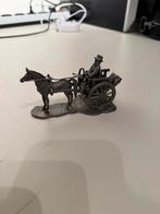 Antiek Paard en Wagen Beeldje, Antiek en Kunst, Ophalen of Verzenden