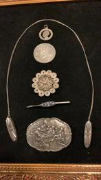6 zilveren sieraden. Alleen servet houder is alpaca, Overige typen, Ophalen of Verzenden, Zilver