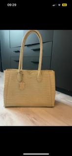Schoudertas Isabel Bernard, Ophalen of Verzenden, Zo goed als nieuw, Beige