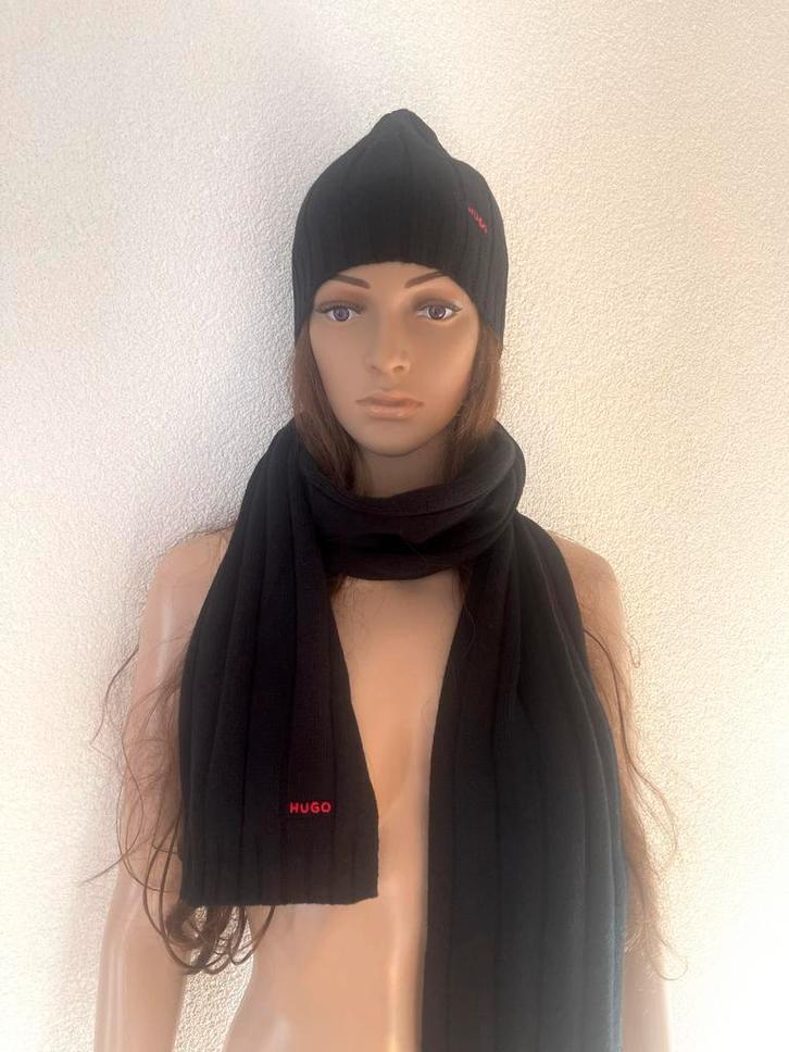 Hugo Boss Muts & Sjaal Set - Nieuw!, Kleding | Heren, Mutsen, Sjaals en Handschoenen, Nieuw, Muts, Overige maten, Ophalen of Verzenden