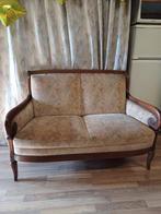 vintage 2 zitsbankje, Ophalen, Hout, Gebruikt, Minder dan 75 cm