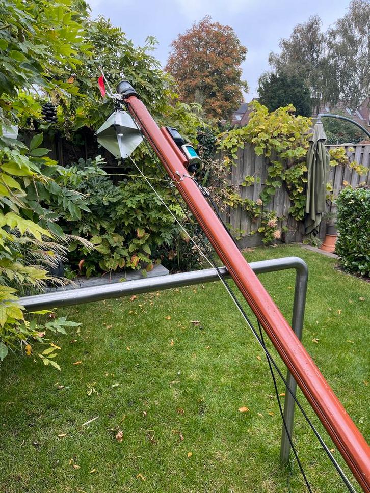 Mast met Navigatieverlichting/ bootmast met verlichting, Watersport en Boten, Bootonderdelen, Gebruikt, Overige typen, Ophalen