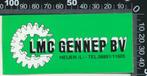 Sticker: LMC Gennep - Heijen (3), Ophalen of Verzenden, Zo goed als nieuw, Bedrijf of Vereniging