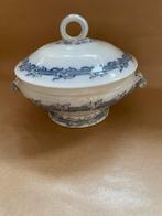 Antieke schaal villeroy en boch met deksel, Ophalen