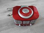 Bayard Retro FM - CD-Player - Rood, Audio, Tv en Foto, Radio's, Ophalen of Verzenden, Zo goed als nieuw, Radio, Met cd-speler