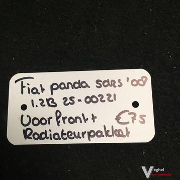 Fiat Panda 5drs 1.2 B 2008 2500221 Voorfront Radiateurpakket beschikbaar voor biedingen