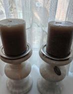 Kandelaars met kaars van Riverdale, Ophalen of Verzenden, Zo goed als nieuw