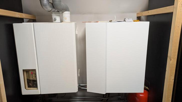 Nefit EcomLine HR ketel + Ecomfit boiler, Doe-het-zelf en Verbouw, Verwarming en Radiatoren, Gebruikt, Cv-ketel of Combi-ketel