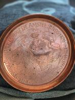 Amstel Bier Koperen Onderzetter, Ophalen of Verzenden, Gebruikt, Amstel