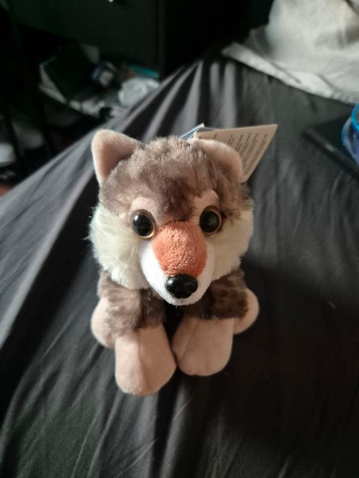 Wild Republic Wolf Knuffel - Nieuwstaat!, Kinderen en Baby's, Speelgoed | Knuffels en Pluche, Nieuw, Hond, Ophalen of Verzenden